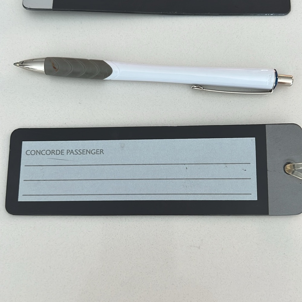 Rare Vintage British Airways Concorde Luggage Tags - Set of 2 - Collectible - Picture 10 of 10